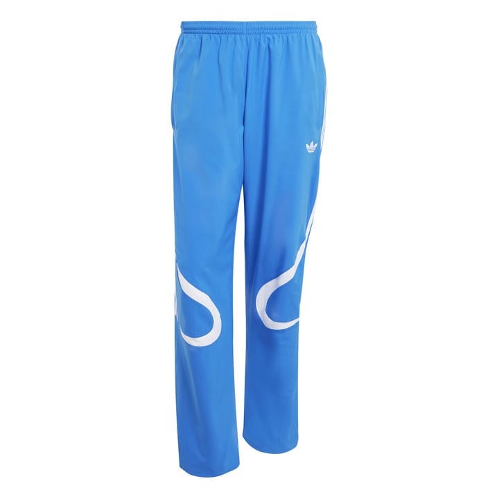 Adidas Originals Men's Blue Teamgeist Tp Open Hem Woven Tracksuit Joggers in Size XS, Sports Direct