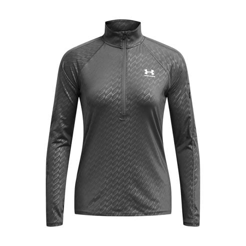 Under Armour - Women's Emboss 1/2-Zip Slim-Fit Performance Tracksuit Top