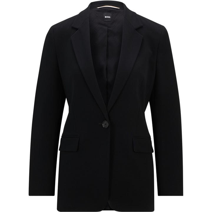 Boss Women's Black Formal Jacket in Size 4, Sports Direct