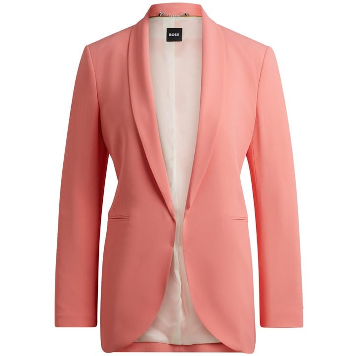 Boss Women's Purple Jirea Tailored Formal Jacket in Size 12, Sports Direct
