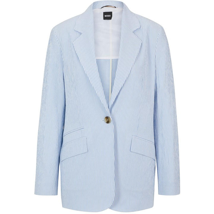 Boss Women's  Jopeta Structured Formal Jacket in Size 12, Sports Direct