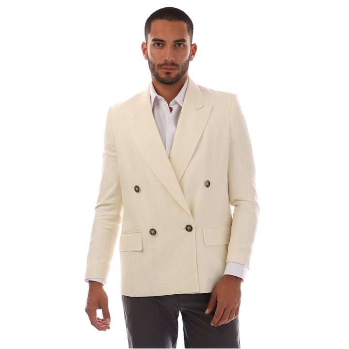 Boss Women's White Japelara Formal Jacket in Size 12, Sports Direct