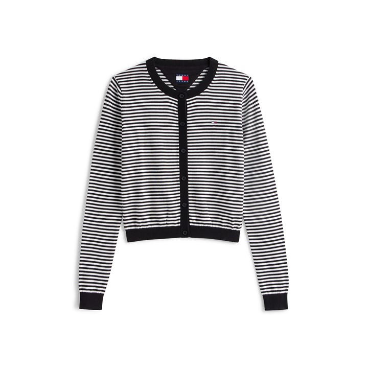 Tommy Jeans Women's Black Cardigan in Size 14, Sports Direct