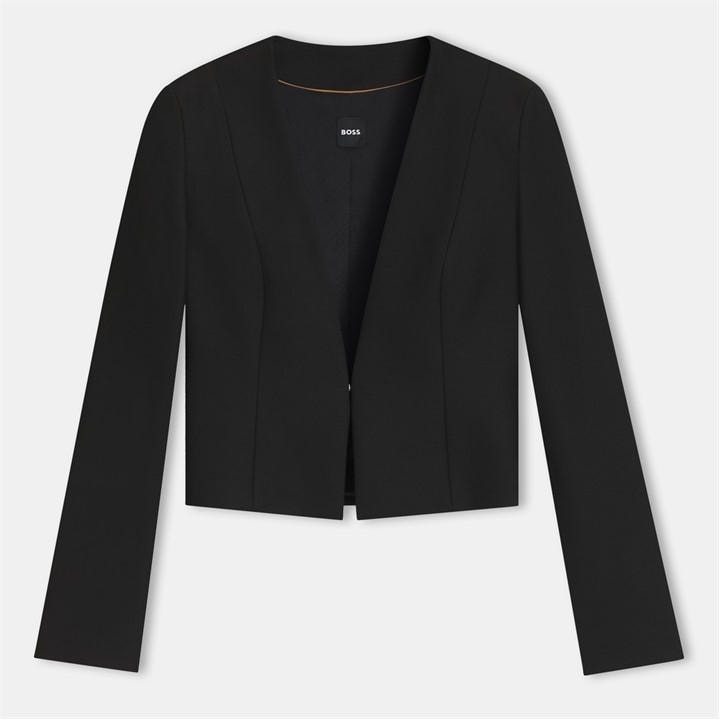 Boss Women's Black Jamaisa Formal Jacket in Size 18, Sports Direct