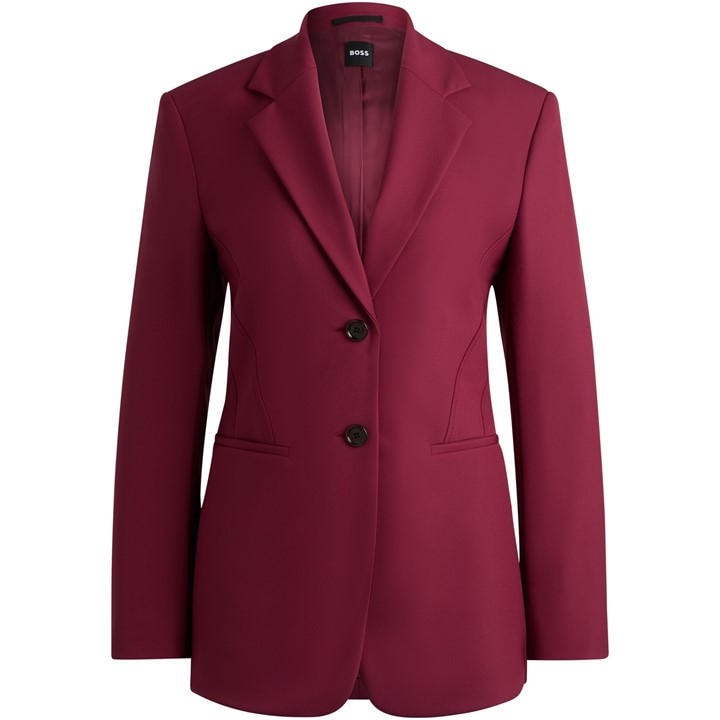 Boss Women's Red Jizena Formal Jacket in Size 8, Sports Direct