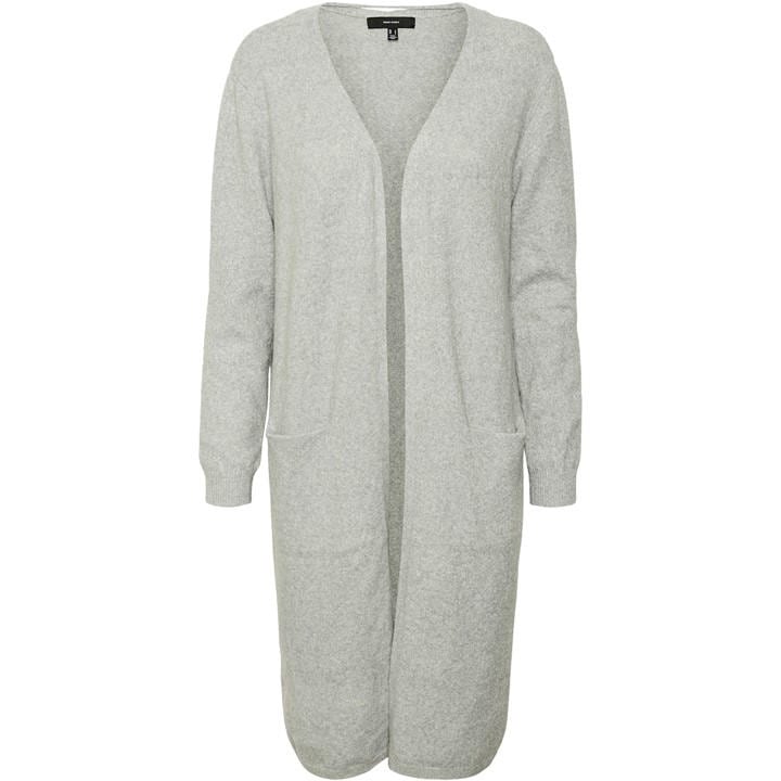 Vero Moda Women's Grey Doffy Knitted Cardigan in Size 8, Sports Direct