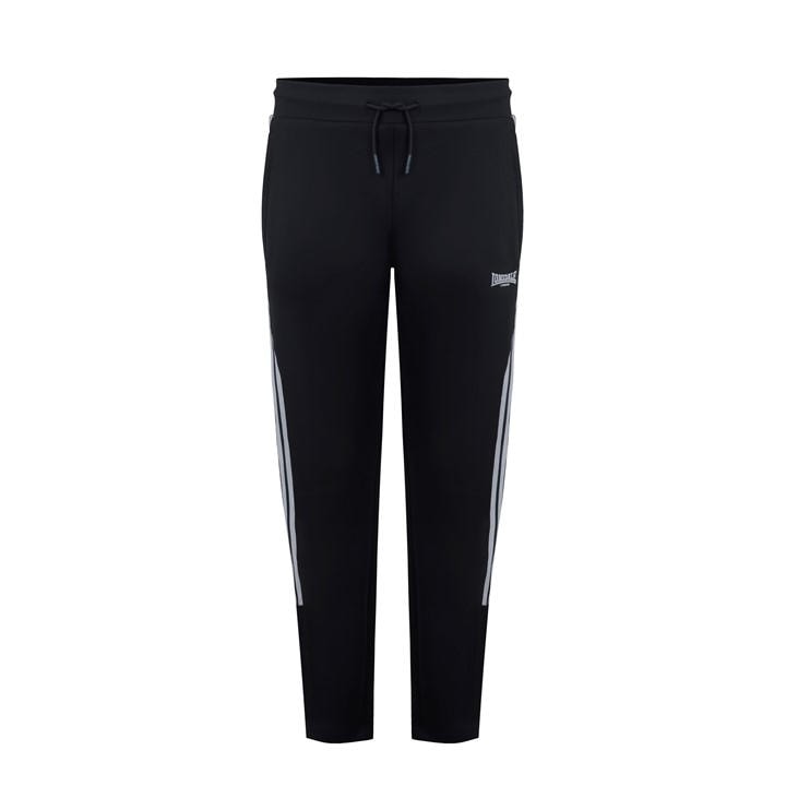 Lonsdale Men's Black 2 Stripe Tapered Pant in Size M, Sports Direct