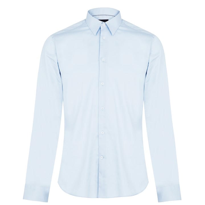 Ted Baker Men's Blue Isla Slim Fit Shirt in Size 2XL, Sports Direct