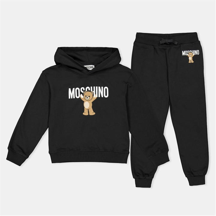 Moschino  Kids Black Coordinated Clothing Set in Size 14 - 16 Years, Sports Direct
