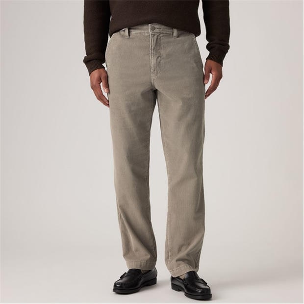 Grey Cord - Levis - Men's Straight Cord Trousers
