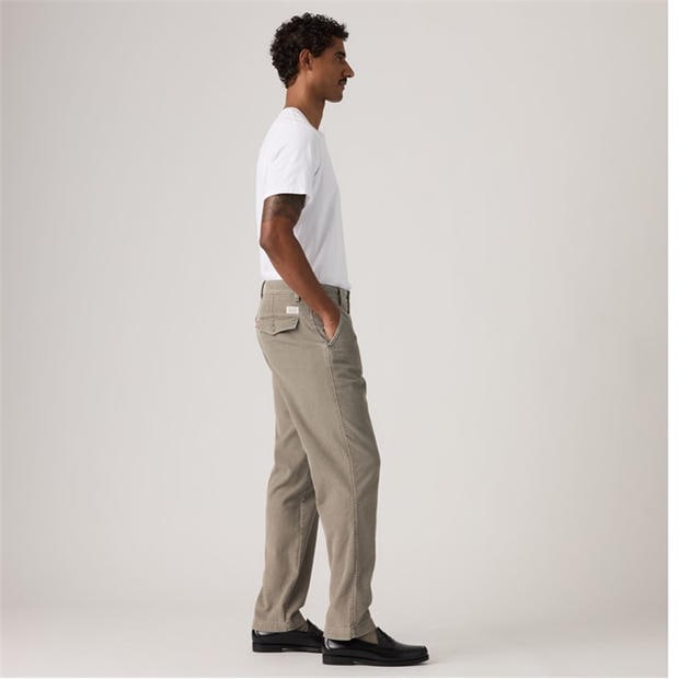 Grey Cord - Levis - Men's Straight Cord Trousers