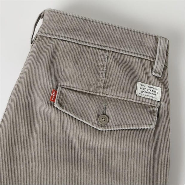 Grey Cord - Levis - Men's Straight Cord Trousers