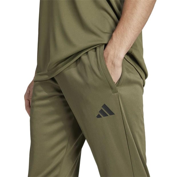 Olive Strata - adidas - Men's Sereno AEROREADY Tracksuit Bottoms