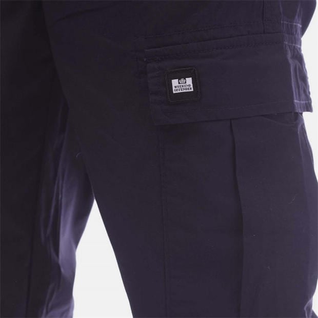 Navy - Weekend Offender - Men's Ontario Cargo Trousers