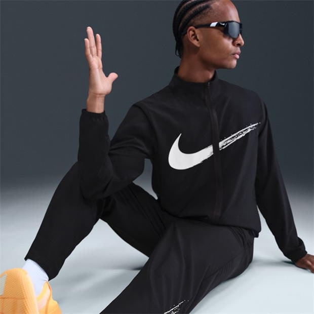 Black/White - Nike - Men's Form Training Tracksuit Bottoms