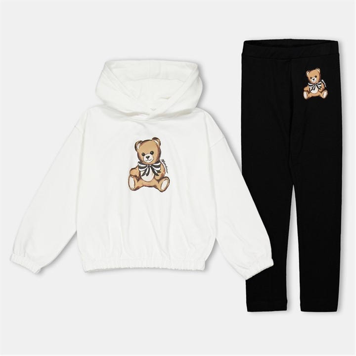 Moschino Girls  Kids' Italian-Made Bold Graphics Clothing Set in Size 9 - 10 Years, Sports Direct