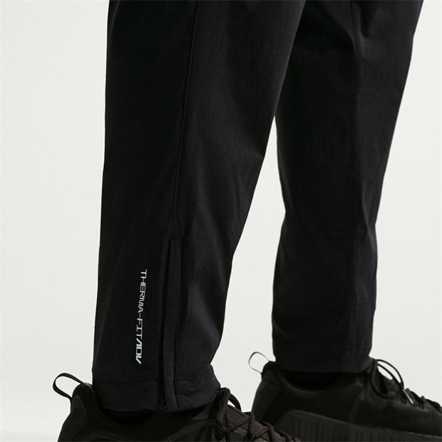 Black/White - Nike - Men's Pro Therma-Fit Training Tracksuit Bottoms