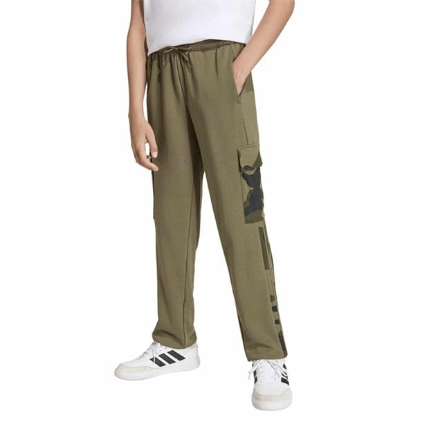 Olive Strata - adidas - Kids' Camo Cargo Trousers