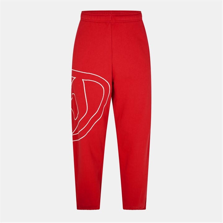 Diesel Men's Red Large Logo Jogging Bottoms in Size XL, Sports Direct