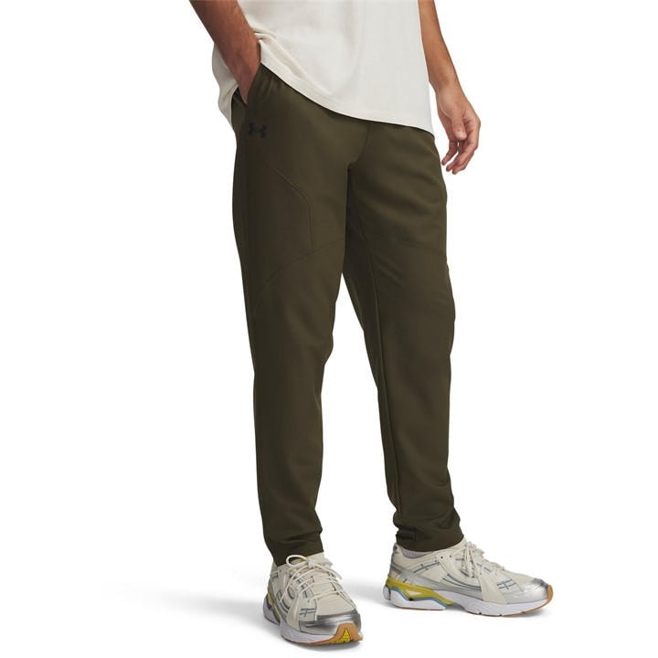 Under Armour Men's Green Unstoppable Tapered Tracksuit Bottoms in Size L, Sports Direct