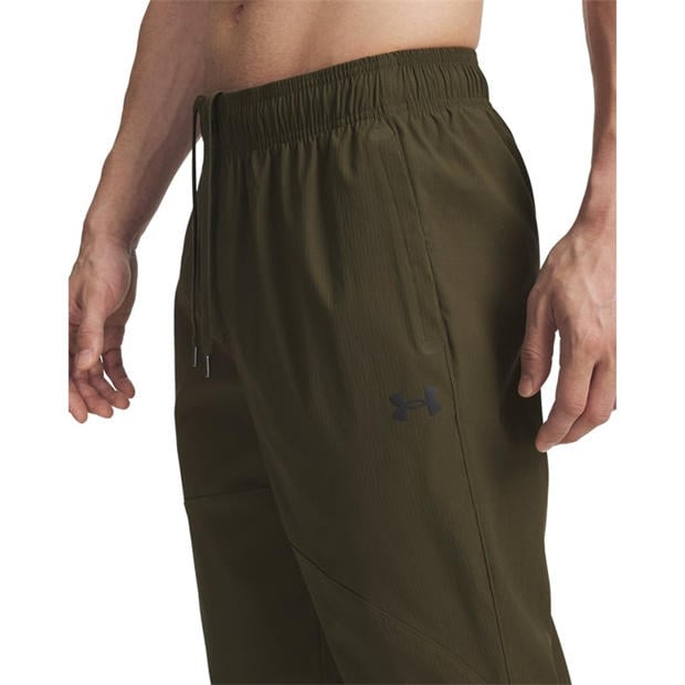 Green - Under Armour - Men's Unstoppable Woven Tapered Tracksuit Bottoms
