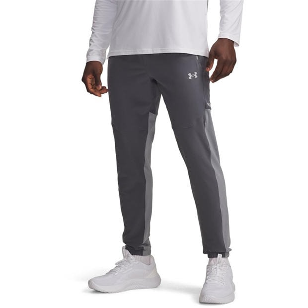 Gray - Under Armour - Men's Utility Woven Winterised Tracksuit Bottoms