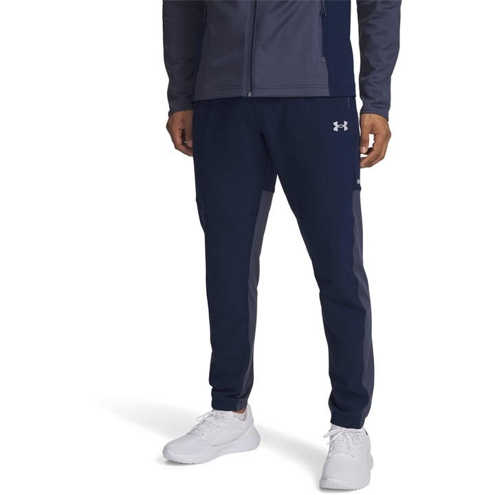 Under Armour Men's Blue Utility Woven Winterised Tracksuit Bottoms in Size XL, Sports Direct