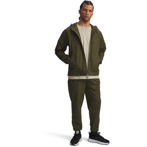 Green - Under Armour - Men's Unstoppable Woven Tracksuit Bottoms