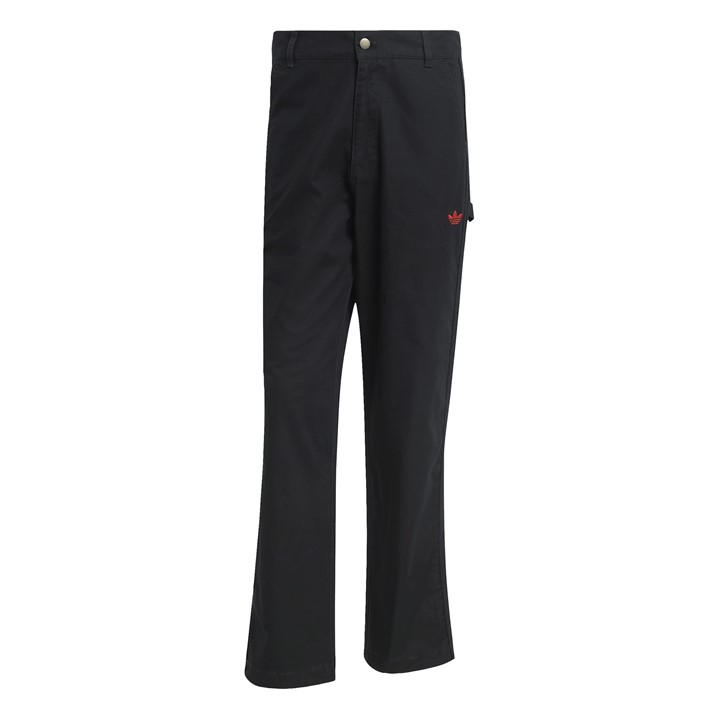 Adidas Originals Men's Black 100T Pant Straight Leg Trousers in Size 29 R, Sports Direct