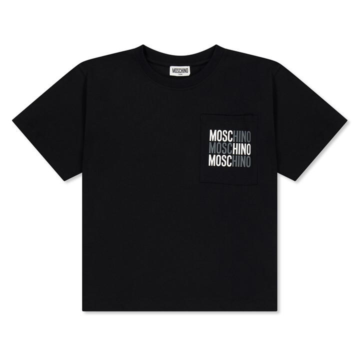 Moschino Boys Black Kids' T-Shirt And Shorts Set in Size 8 - 9 Years, Sports Direct