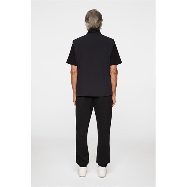 Black - J Lindeberg - Men's Alpha Open Hem Jersey Joggers