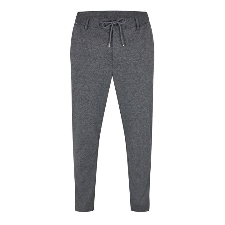 Boss Men's Grey Kane-Ds Straight Leg Trousers in Size 38, Sports Direct