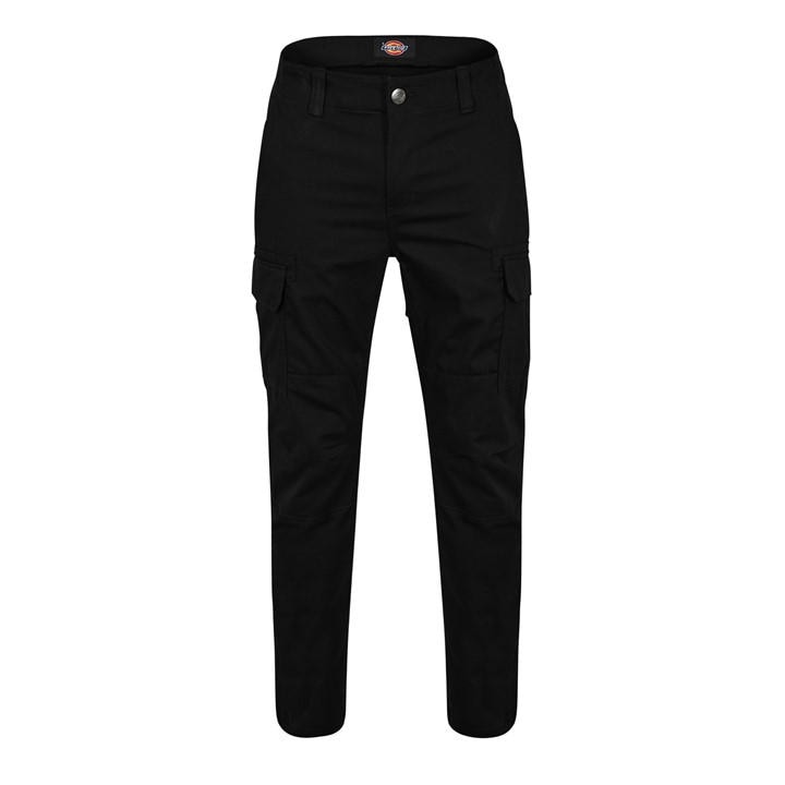 Dickies Men's Black Millerville Cargo Trousers in Size 34 R, Sports Direct