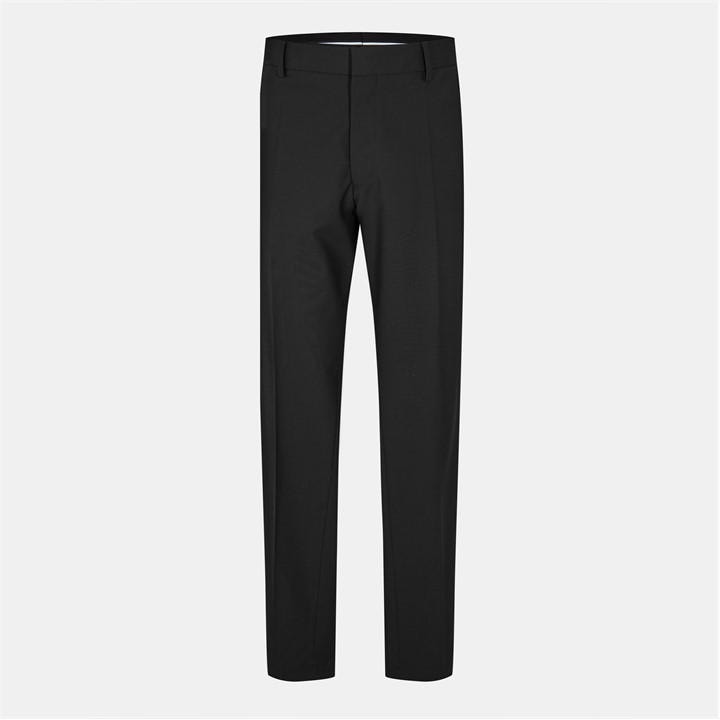 Boss Men's Black H Genius Mm Straight Leg Trousers in Size 3XL, Sports Direct