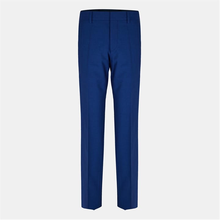 Boss Men's Blue H Genius Mm Straight Leg Trousers in Size 4XL, Sports Direct