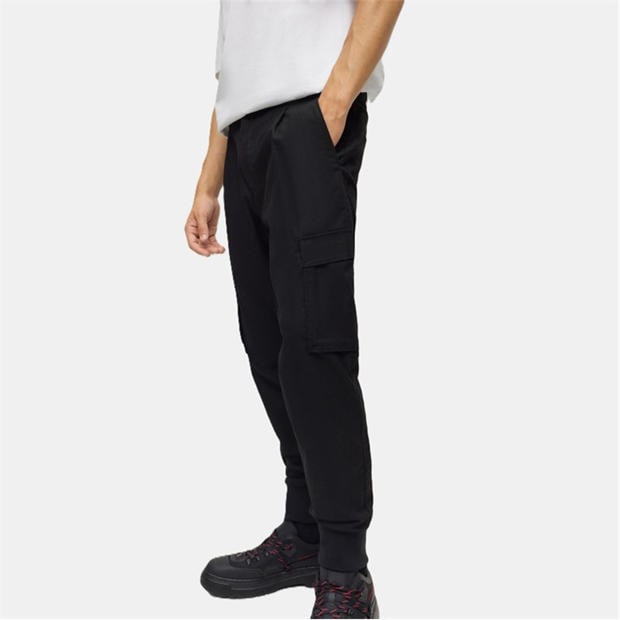 Черно - Hugo - Men's Cargo Trousers