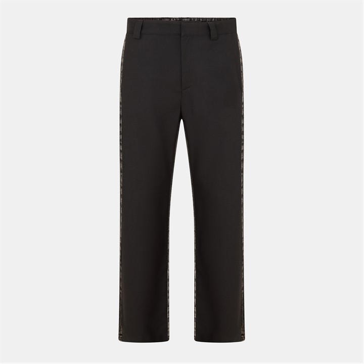 Diesel Men's Black Tailored Contemporary Straight Leg Trousers in Size 44 R, Sports Direct