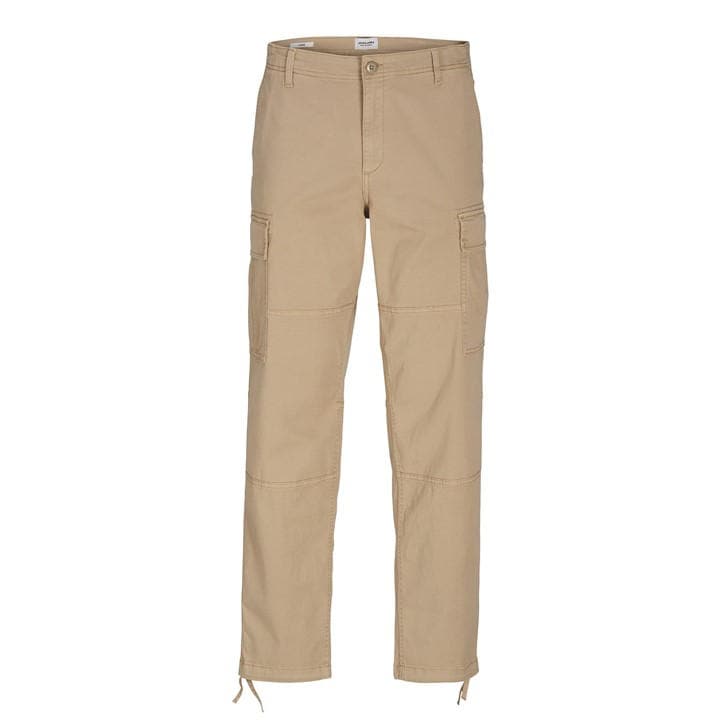 Jack And Jones Men's Beige  Harlow Cargo Trousers in Size 29 R, Sports Direct