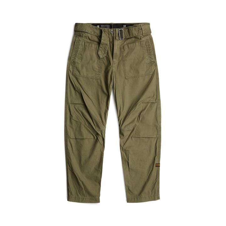 G Star Men's Green Fatigue Relaxed Tapered Cargo Trousers in Size L, Sports Direct
