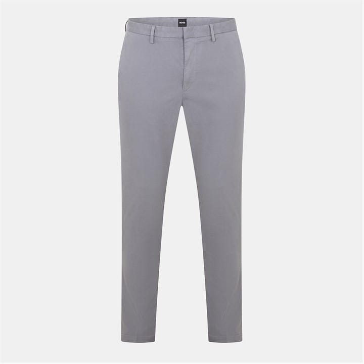 Boss Men's Grey Kaito3 Straight Leg Trousers in Size 28 R, Sports Direct