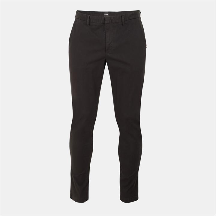 Boss Men's Black Kaito3 Straight Leg Trousers in Size 28 R, Sports Direct