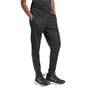 Black/Grey Six - adidas - AEROREADY Sereno Slim Tapered Cut 3-Stripes Mens Pants