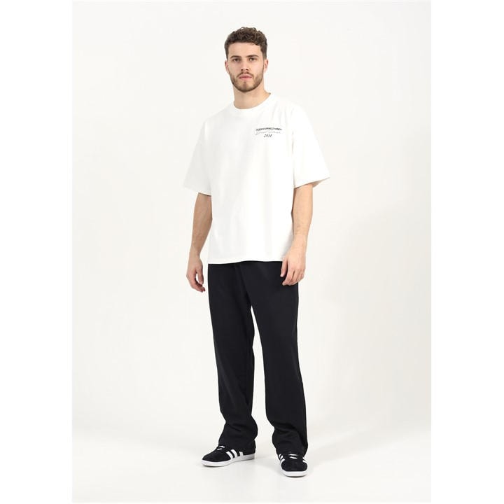 Brave Soul Men's Black Bs Wide Leg Joggers With Open Hem in Size 2XL, Sports Direct
