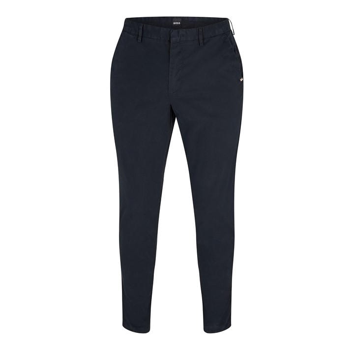 Boss Men's Black Kaito3-D Straight Leg Trousers in Size 40, Sports Direct