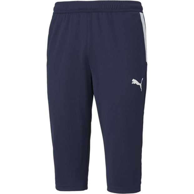 Peacoat/White - Puma - Puma Teamliga Training 3/4 Pants Tracksuit Bottom Mens