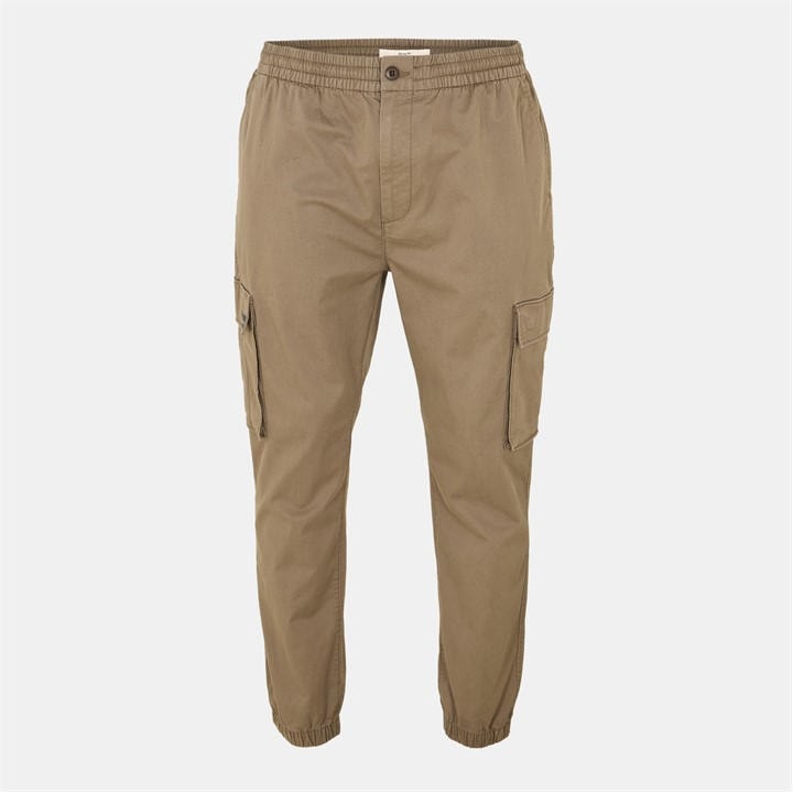 Calvin Klein Jeans Men' Beige Skinny Cargo Trouser in Size S, Sports Direct
