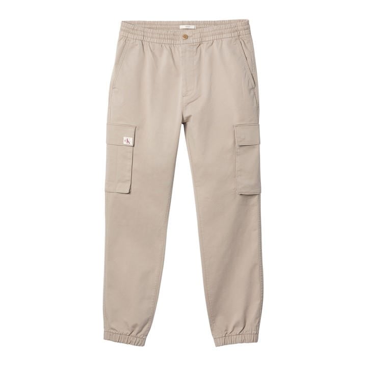 Calvin Klein Jeans Men's Beige Skinny Cargo Trouser in Size L, Sports Direct