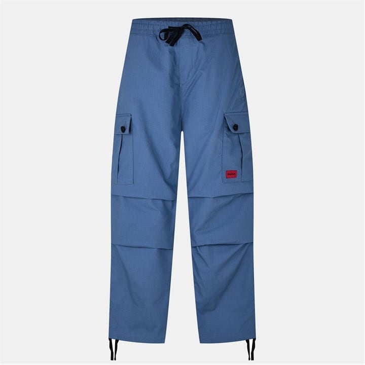 Hugo Men's Blue Cargo Trousers in Size XS, Sports Direct