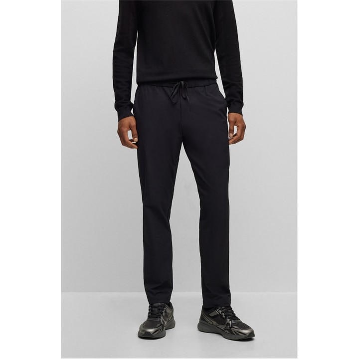 Boss Men's Black T Jordison Straight Trousers in Size 30 R, Sports Direct