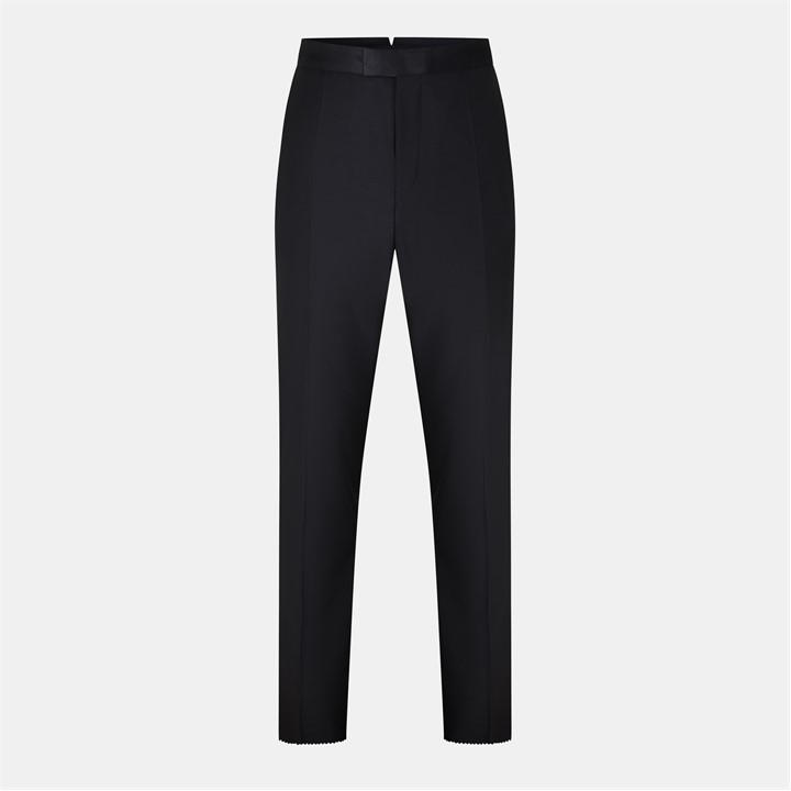 Boss Men's Black T Gee Tux Straight Leg Trousers in Size 38 R, Sports Direct